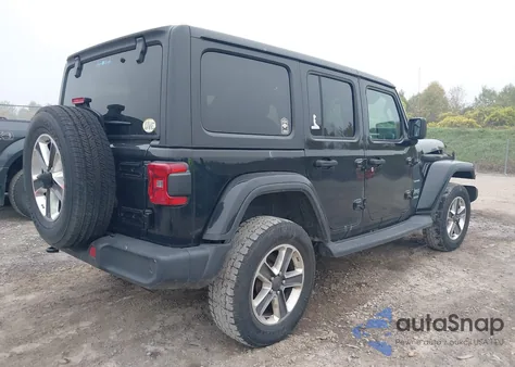 2019 Jeep Wrangler Unlimited Sahara 4X4 z USA, uszkodzony, nr VIN 1C4HJXEN9KW600528